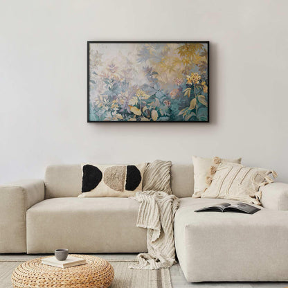 Poster - Tapestry Pattern in Colorful Flowers