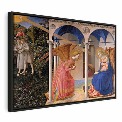 Leinwandbild - Fra Angelico – The Annunciation