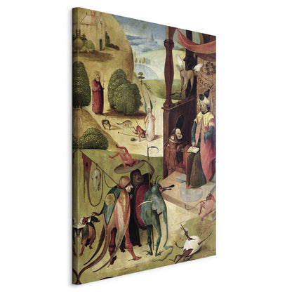 Leinwandbild - StJames and the Magician (Hieronim Bosch) Artgeist