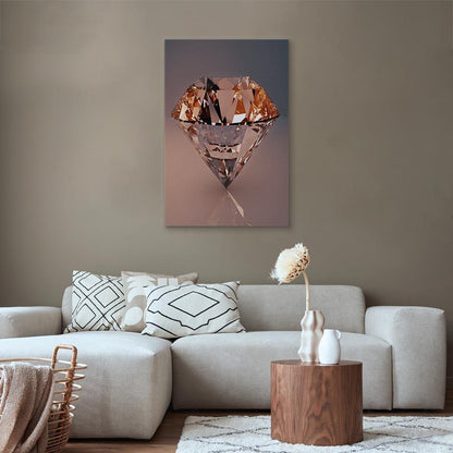 Leinwandbild - Costly Diamond (1 Part) Vertical