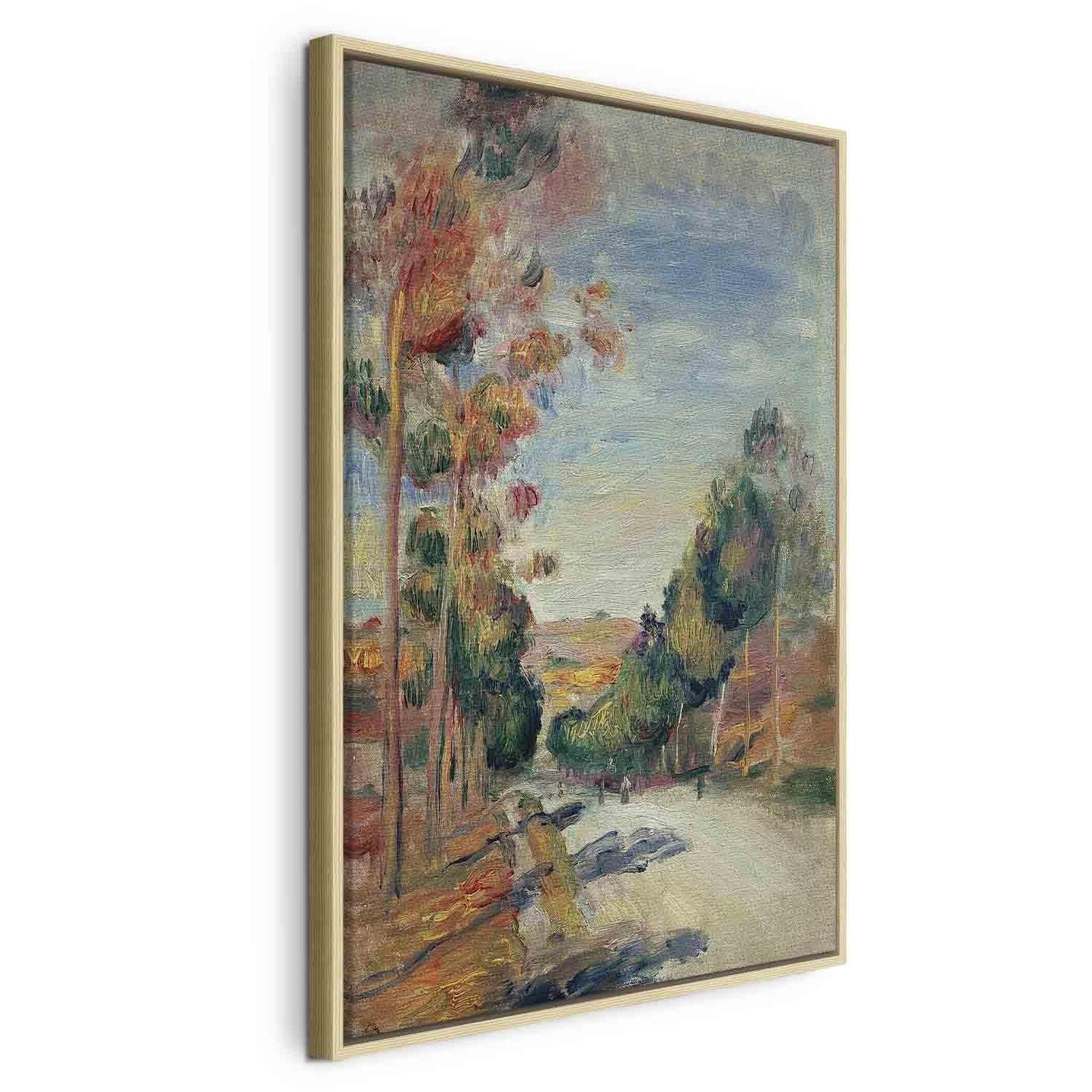 Leinwandbild - Paysage d'Essoyes (Pierre-Auguste Renoir) Artgeist