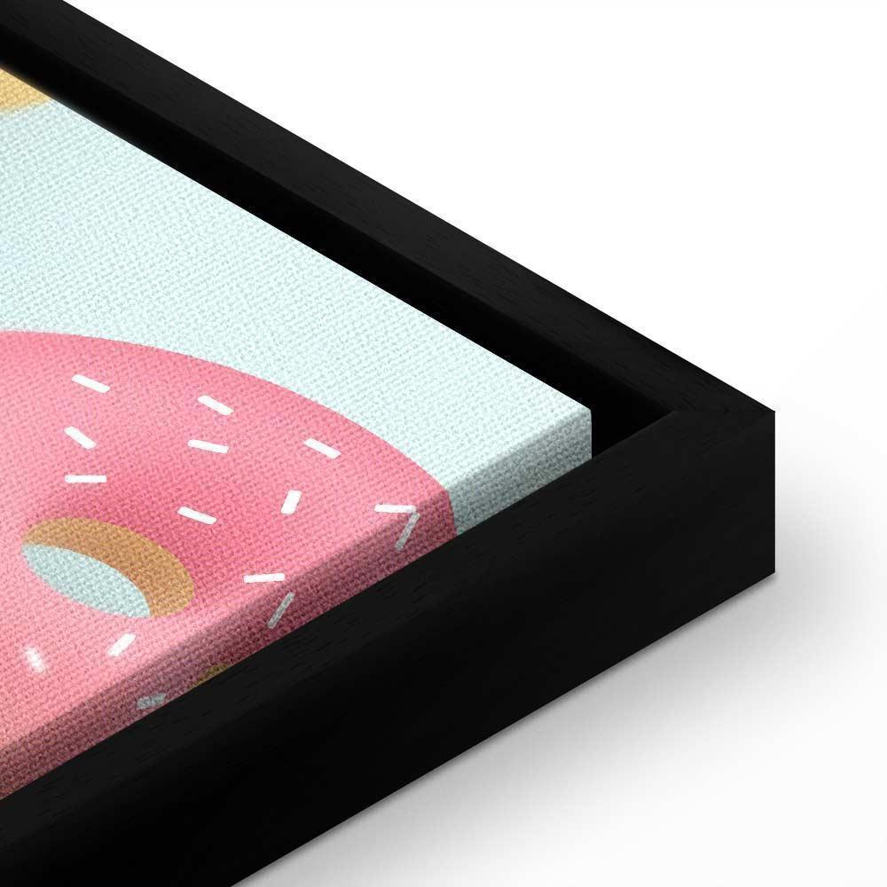 Leinwandbild - Pastel Donuts (1 Part) Vertical