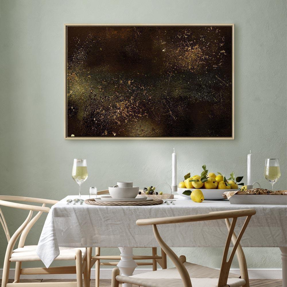 Leinwandbild - Golden Constellation (1 Part) Wide