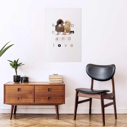 Poster - Keep Calm and Love Artgeist