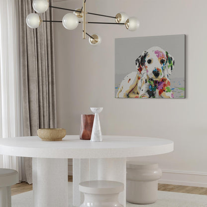 Malen nach Zahlen - Colourful Puppy