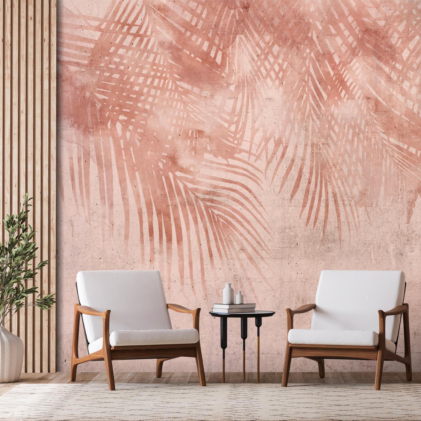 Fototapete „Pinke Palmen“ – Tropisches Flair trifft auf modernes Design sawelt.eu