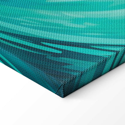 Leinwandbild - Fish and waves