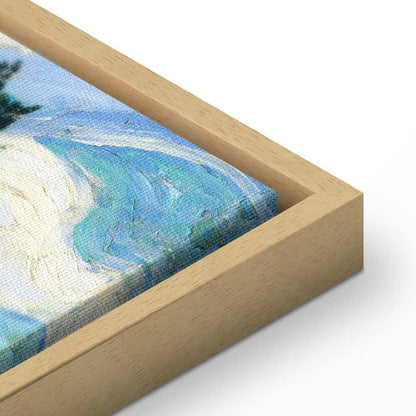 Leinwandbild - Vincent Van Gogh – Wheat Field with Cypresses