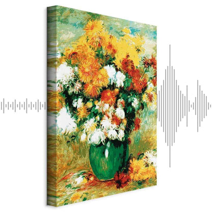 Leinwandbild - Pierre-Auguste Renoir – Chrysanthemums