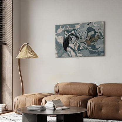 Leinwandbild - Marbled Reflection (1 Part) Wide