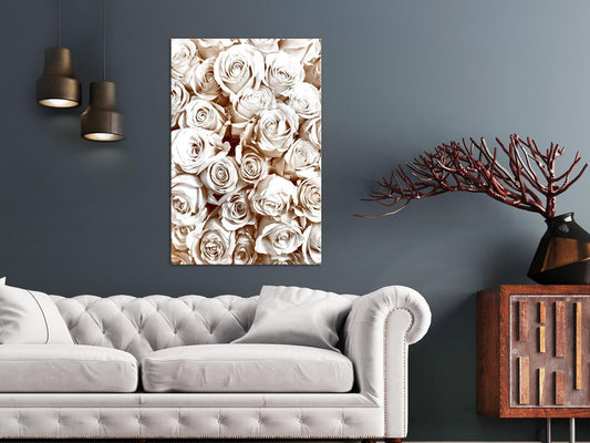 Leinwandbild - Rose Garden (1 Part) Vertical Artgeist