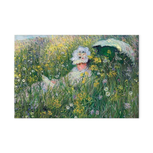 Leinwandbild - Claude Monet – In the Meadow