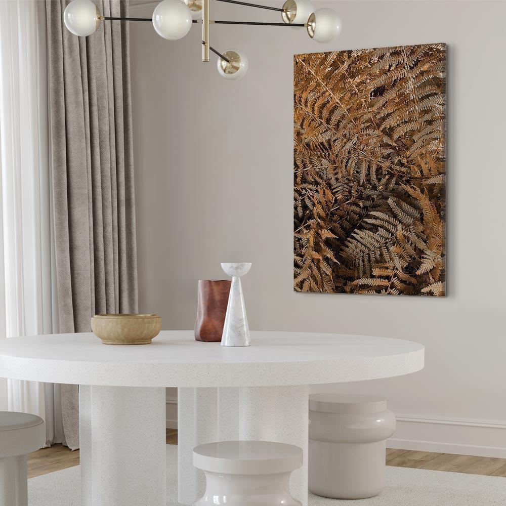 Leinwandbild - Mysterious Fern (1 Part) Vertical