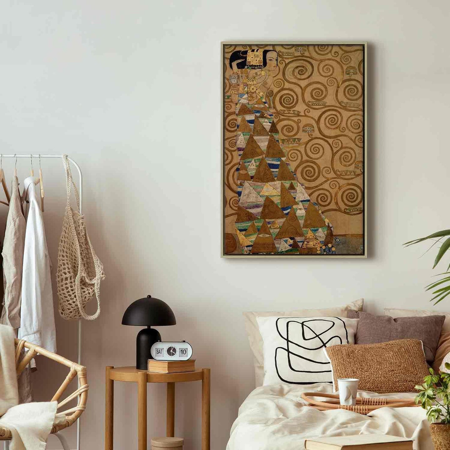 Leinwandbild - Expectation (Gustav Klimt) Artgeist