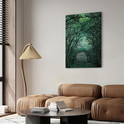 Leinwandbild - Green Pergola (1 Part) Vertical