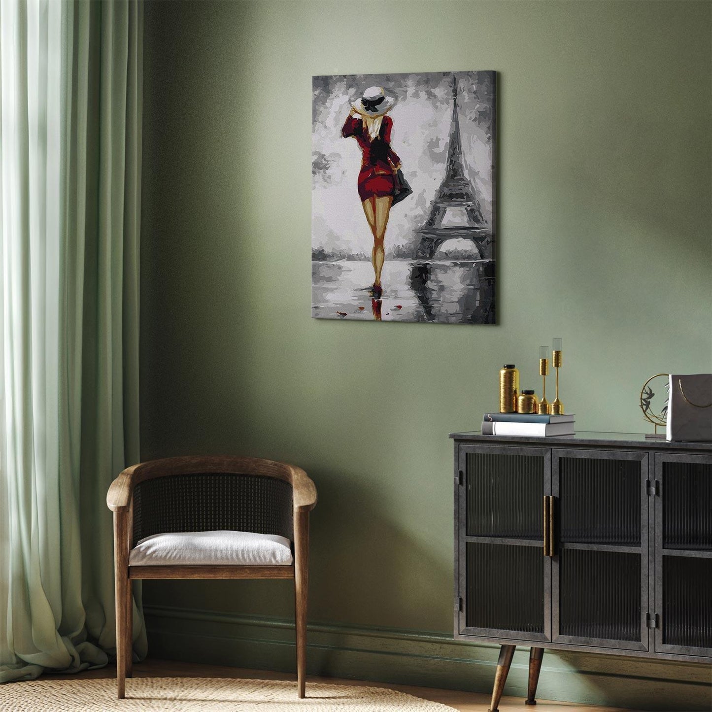 Malen nach Zahlen - Parisian Girl