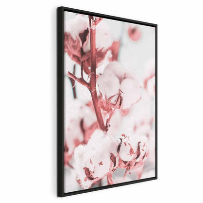 Leinwandbild - Blooming Cotton (1 Part) Vertical