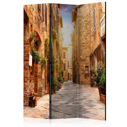 Paravent - Colourful Street in Tuscany Artgeist