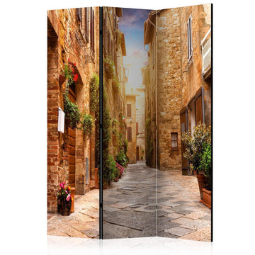 Paravent - Colourful Street in Tuscany Artgeist