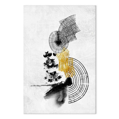 Leinwandbild - Landscape With the Sun (1 Part) Vertical