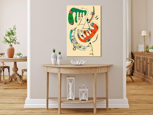 Malen nach Zahlen - Vasily Kandinsky: Vert et rouge