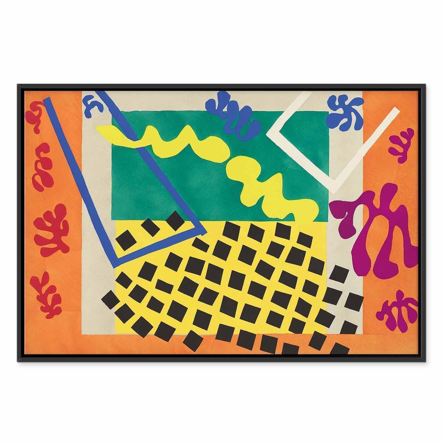 Leinwandbild - Henri Matisse – The Codomas (from Jazz)