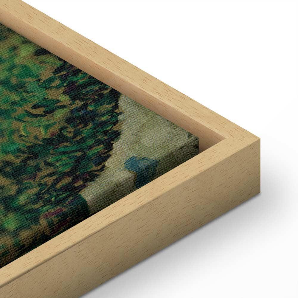 Leinwandbild - Gustav Klimt – Gartenlandschaft mit Bergkuppe