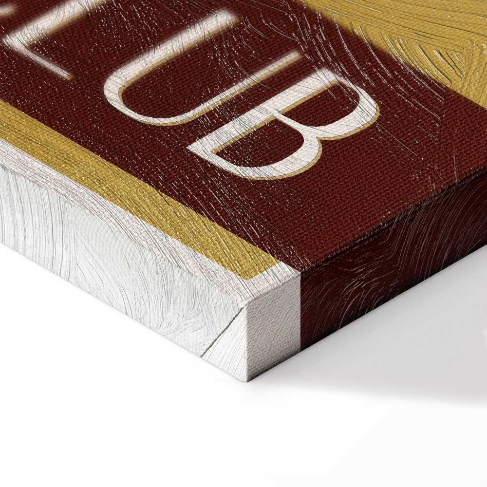 Leinwandbild - Wine Club (1 Part) Vertical