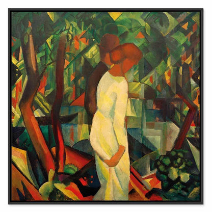 Leinwandbild - August Macke – Paar im Wald