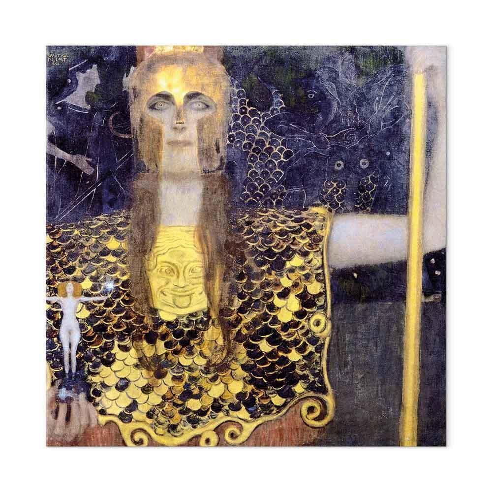 Leinwandbild - Gustav Klimt – Pallas Athene