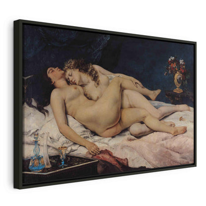 Leinwandbild - Gustave Courbet – Sleeping