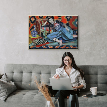 Leinwandbild - Henri Matisse – Odalisque with Turkish Chair