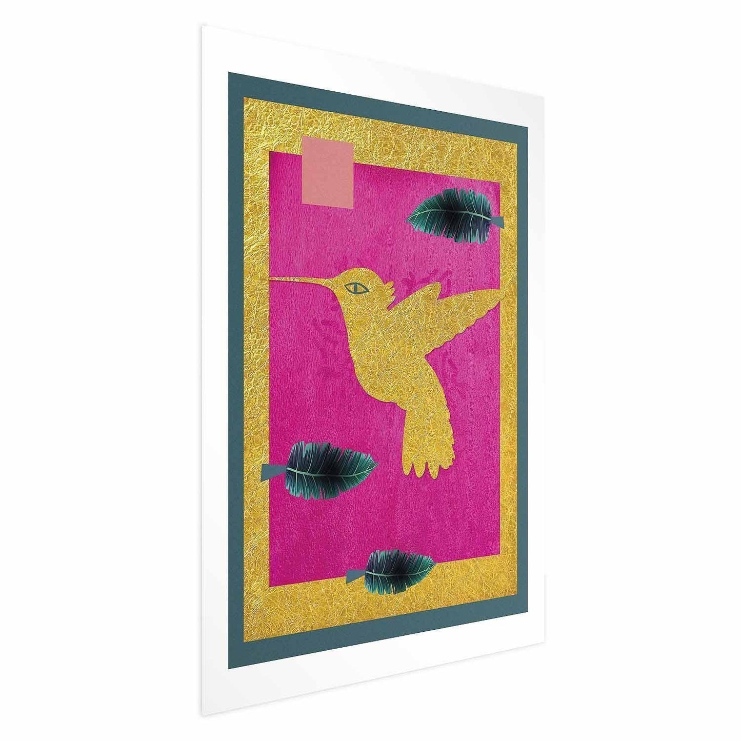 Poster - Golden Hummingbird Artgeist