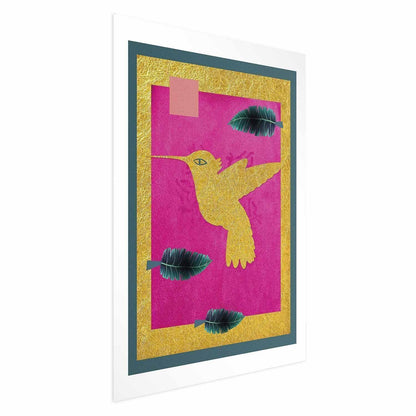 Poster - Golden Hummingbird Artgeist