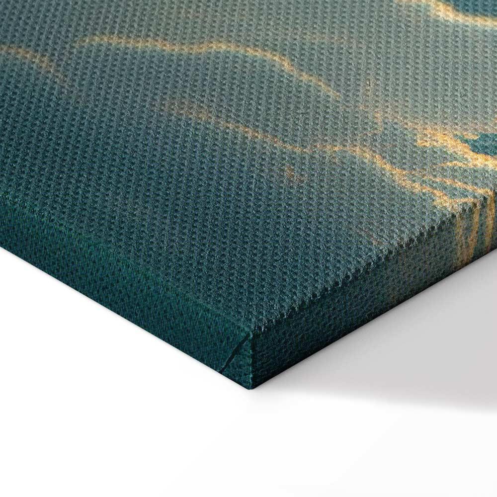 Leinwandbild - Last Breath of the Day: Clouds Illuminated by Evening Glow