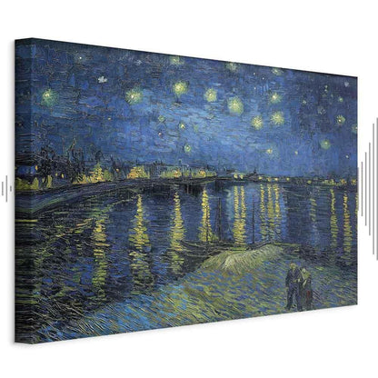 Leinwandbild - Vincent van Gogh – Starry Night Over the Rhône