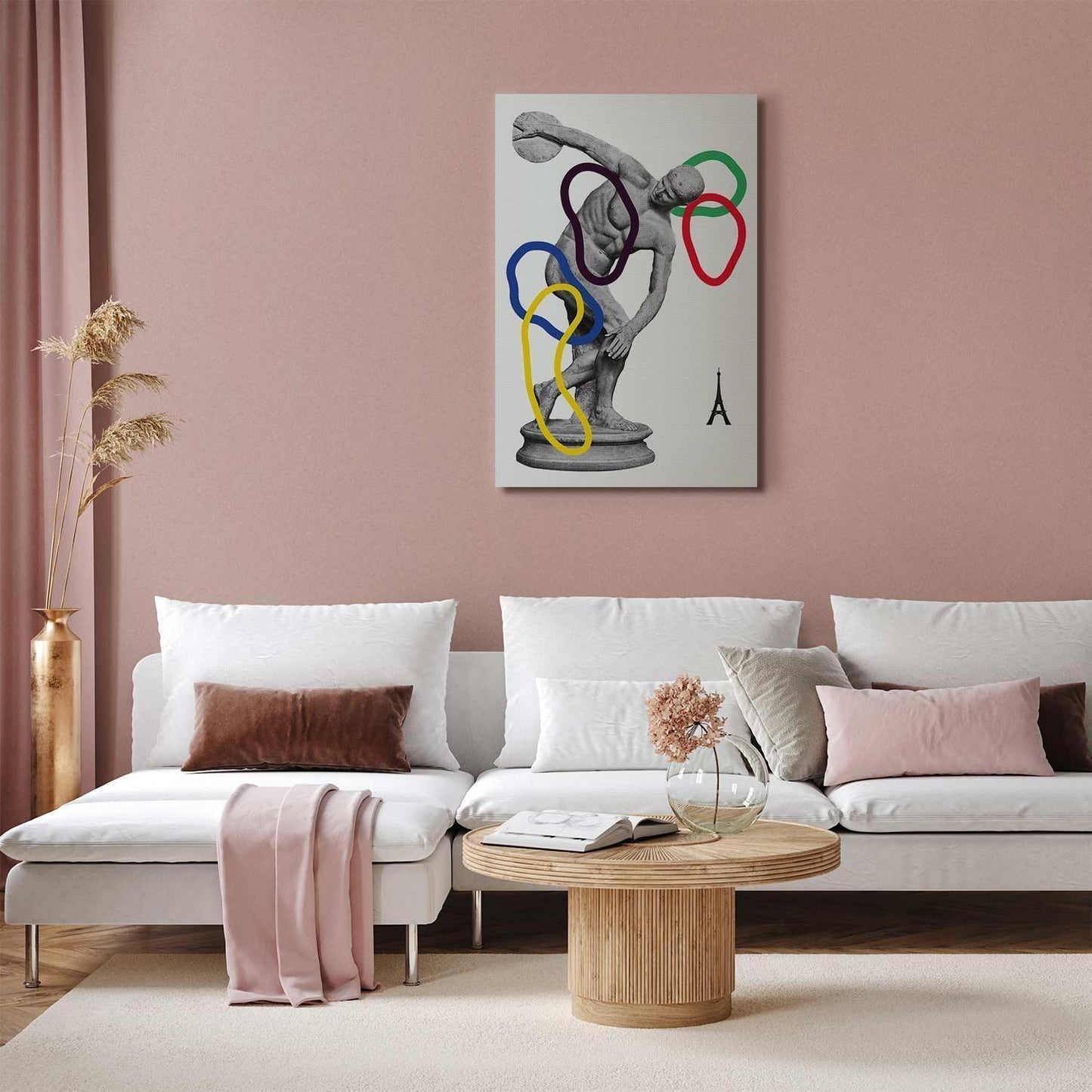 Leinwandbild - Collage Graphic