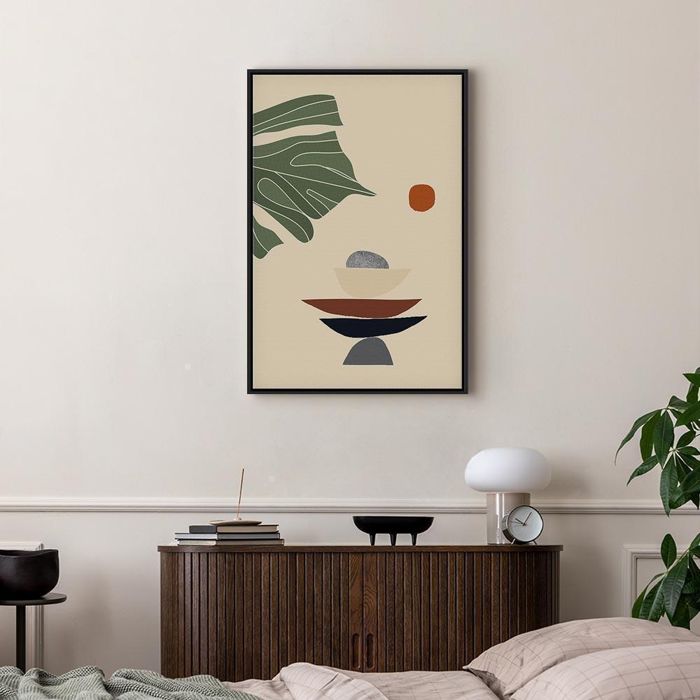 Leinwandbild - On the Sunny Terrace (1 Part) Vertical