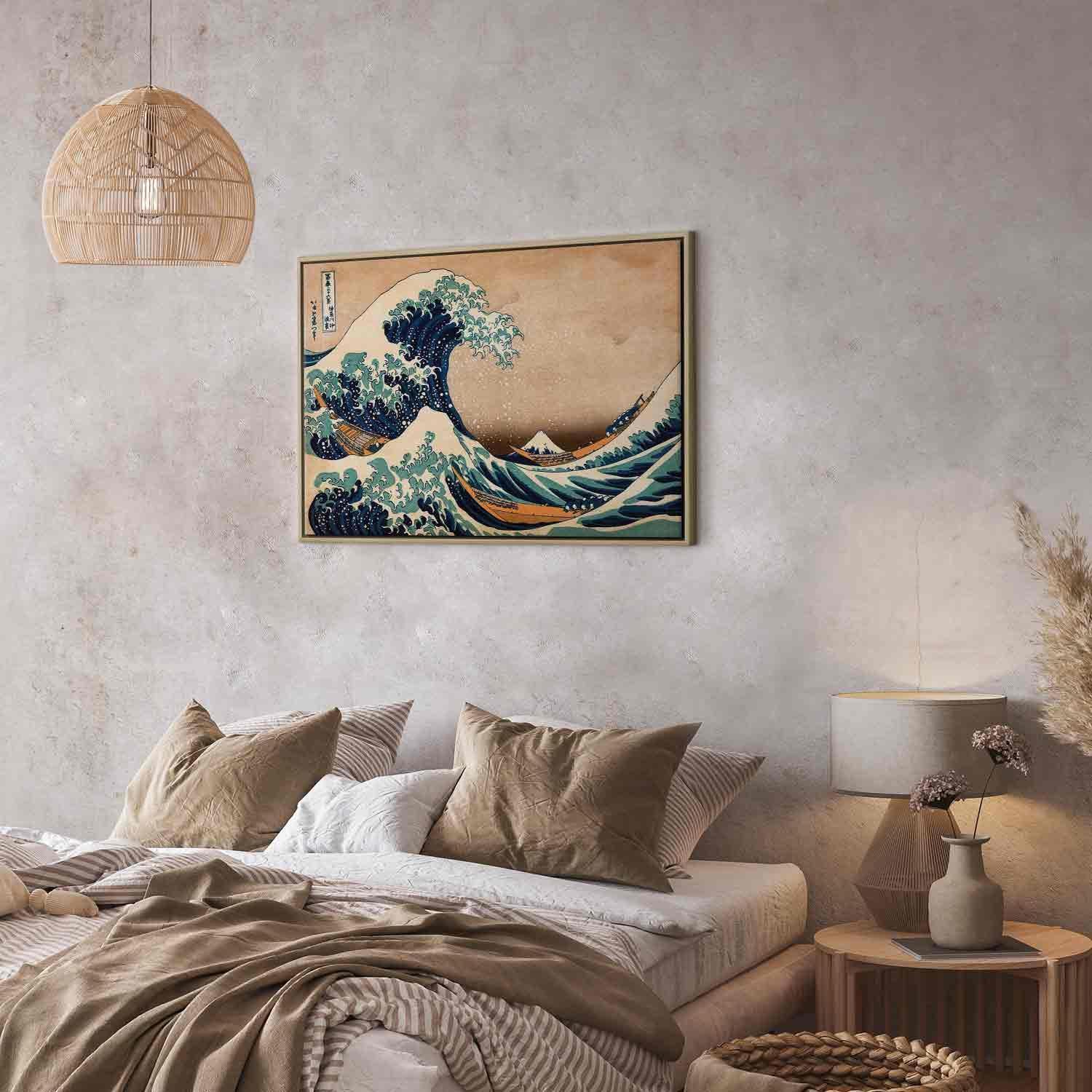 Leinwandbild - The Great Wave off Kanagawa (Reproduction) Artgeist