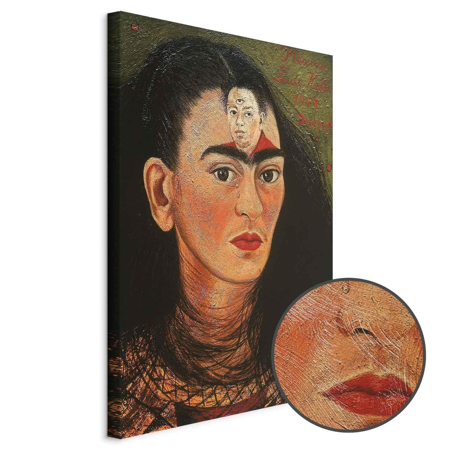 Leinwandbild - Frida Kahlo – Diego and I