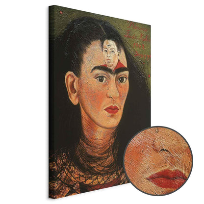 Leinwandbild - Frida Kahlo – Diego and I
