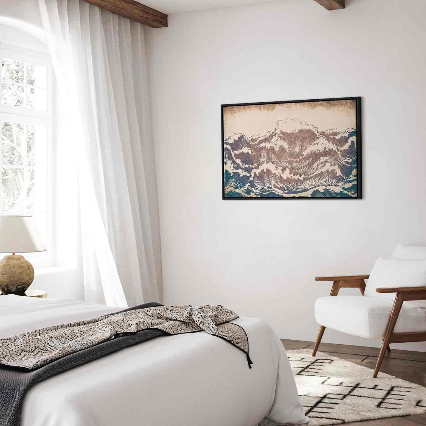 Leinwandbild - Giant waves