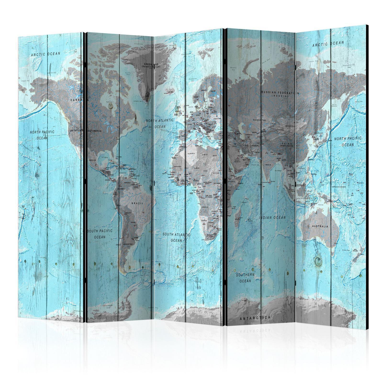 Paravent - Wooden Travels Artgeist