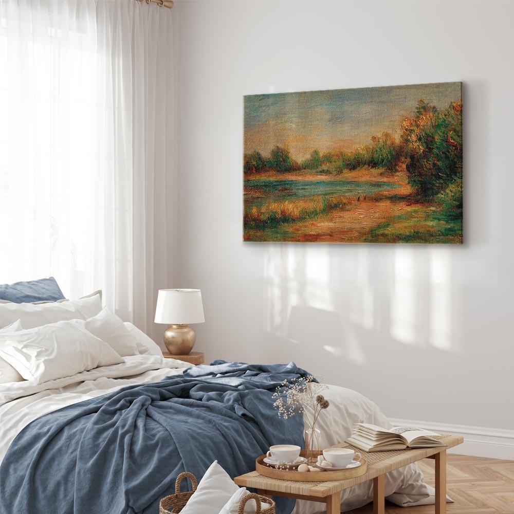 Leinwandbild - Pierre-Auguste Renoir – Paysage à Guernesey