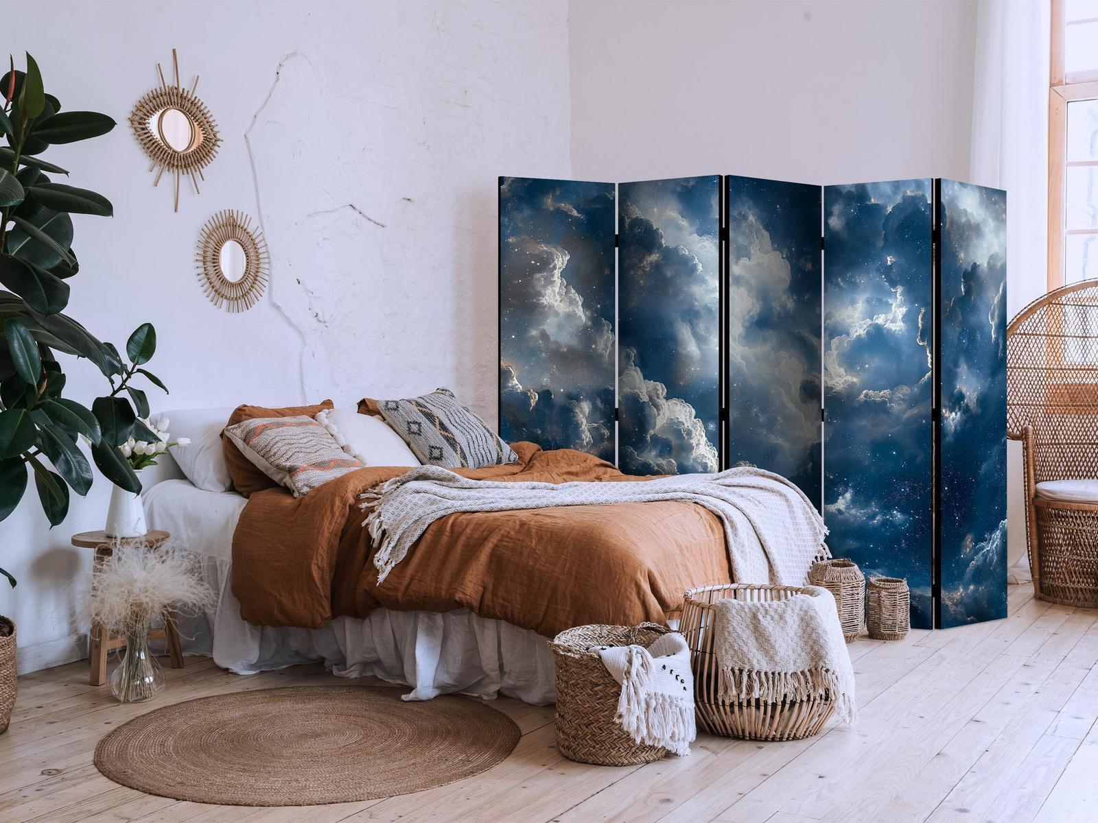 Paravent - Astronomical Wonders: Clouds and Stars in Harmonious Combination Artgeist