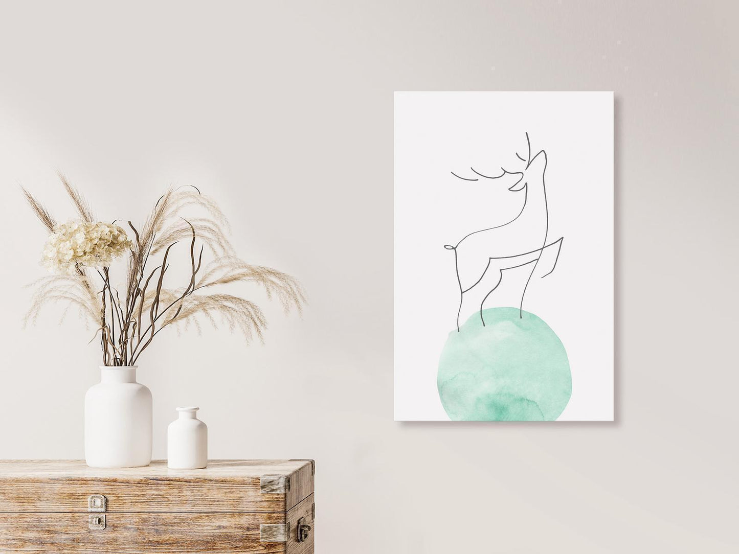 Wandbild Courage – Ausdrucksstarke Kunst auf Leinwand