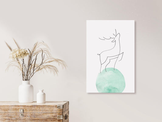 Wandbild Courage – Ausdrucksstarke Kunst auf Leinwand