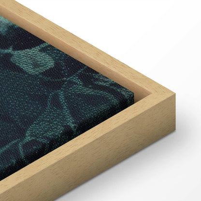 Leinwandbild - Oriental Pattern Carpet: Emerald Ornaments and Worn Patterns