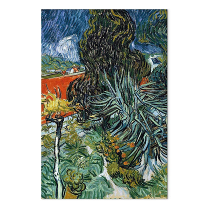 Wandbild XXL - Vincent Van Gogh – The Garden of Dr Gachet in Auvers