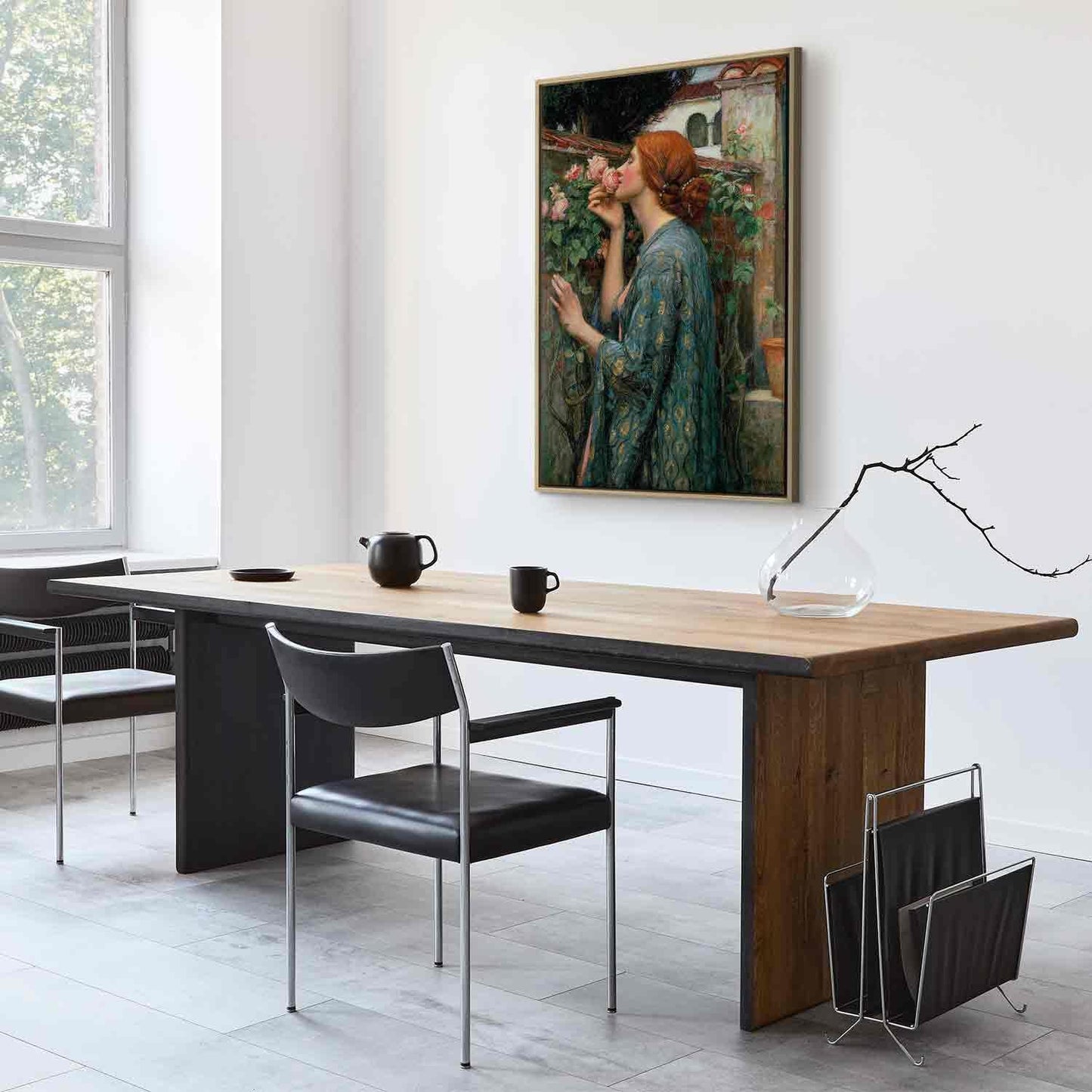 Leinwandbild - John William Waterhouse – The Soul of the Rose